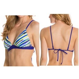 Adidas Fade Stripe convertible triangle bikini top